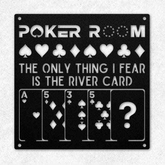 POKER METAL WALL ART