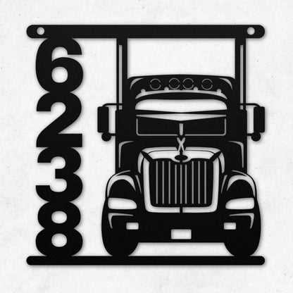 TRUCKER METAL SIGN 2