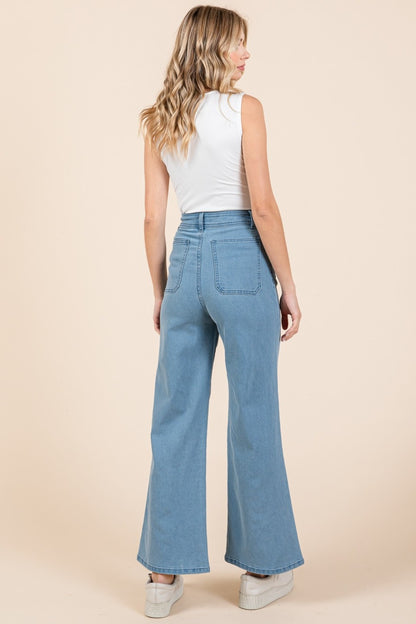 High Waist Wide Leg Jeans