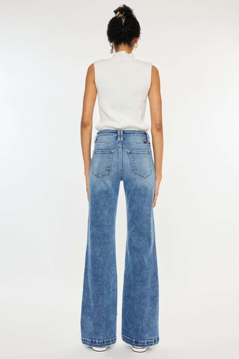 High Rise Wide Leg Jeans