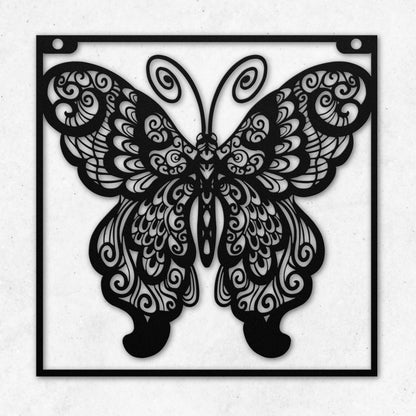 BUTTERFLY METAL WALL ART