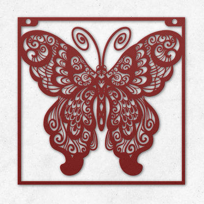 BUTTERFLY METAL WALL ART