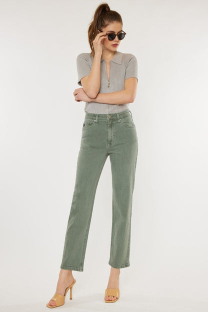 Ultra High Rise Straight Jeans