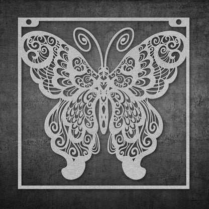 BUTTERFLY METAL WALL ART