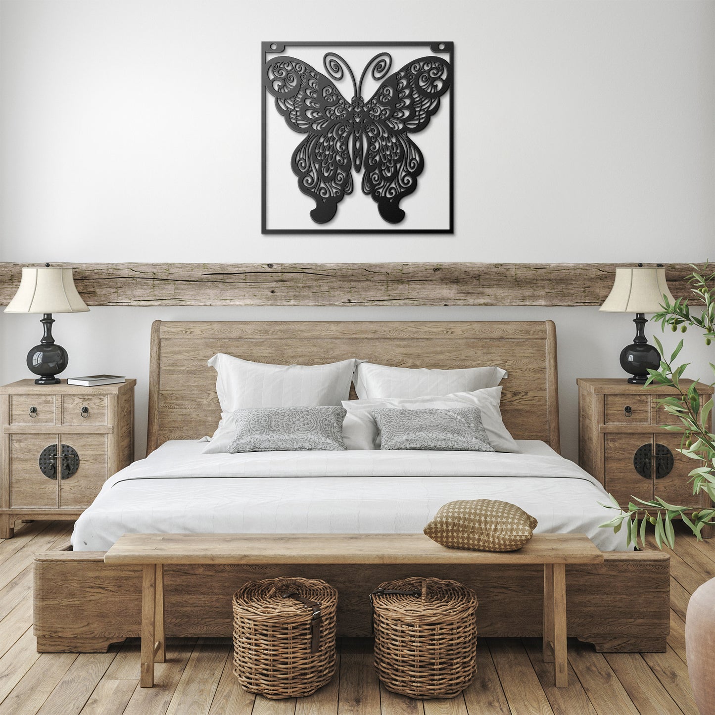 BUTTERFLY METAL WALL ART