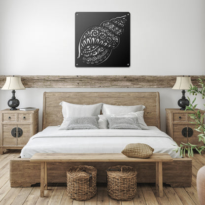 SEASHELL METAL WALL ART